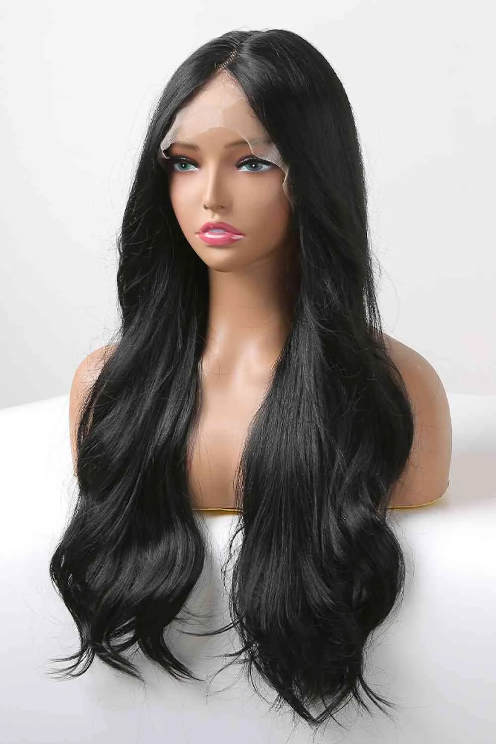 13*2" Lace Front Wigs Synthetic Long Wavy 24" 150% Density