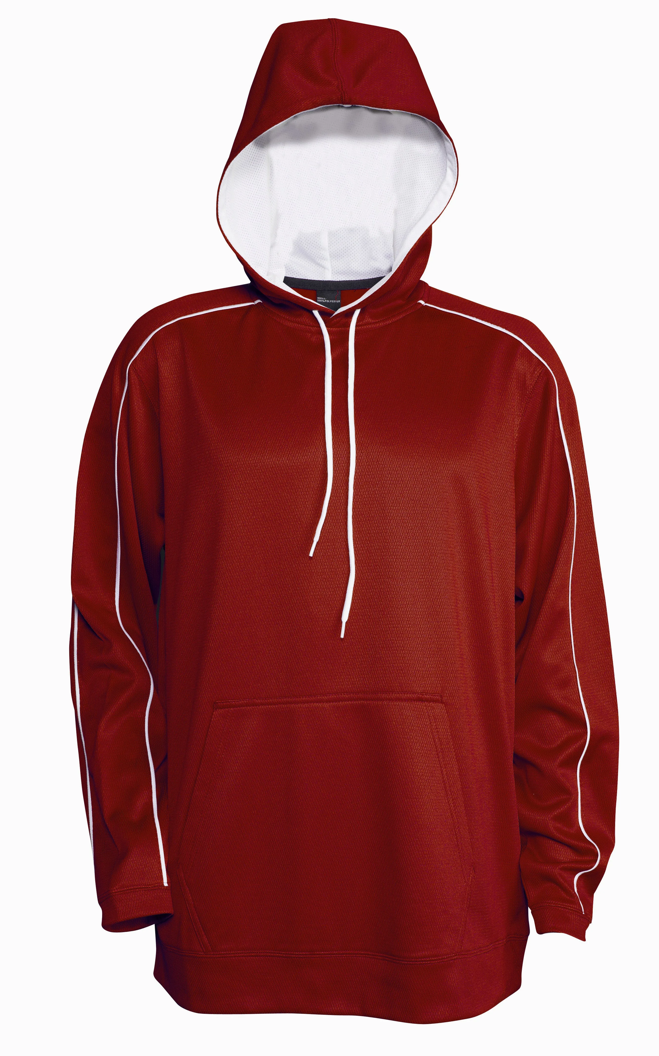 #2805 Performance Polyester Fleece Pullover Hoodie