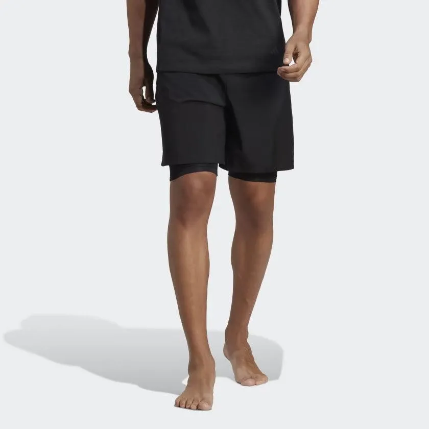 Adidas Yoga Training 2-in-1 Mens Shorts