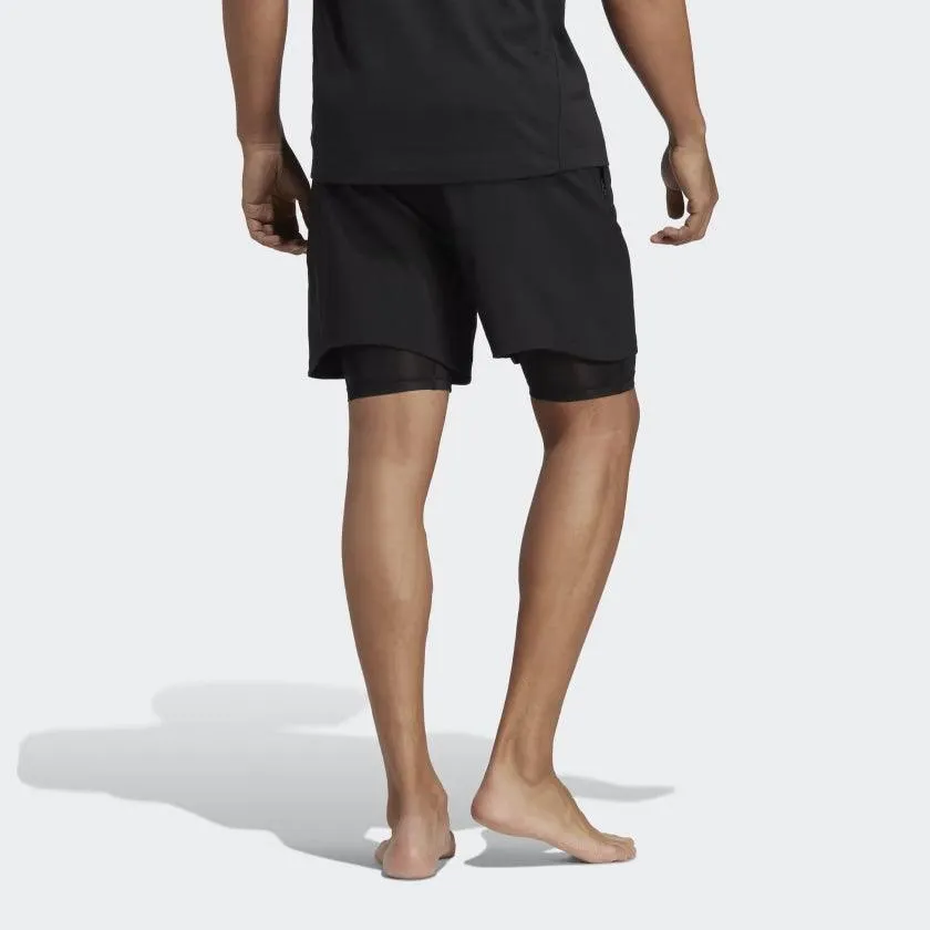 Adidas Yoga Training 2-in-1 Mens Shorts