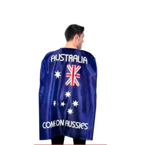 Adult Aussie Cape Australian Flag Cape