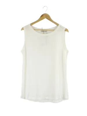 Amelius 'Aceline' Cream Linen Tank Top XL | BNWT