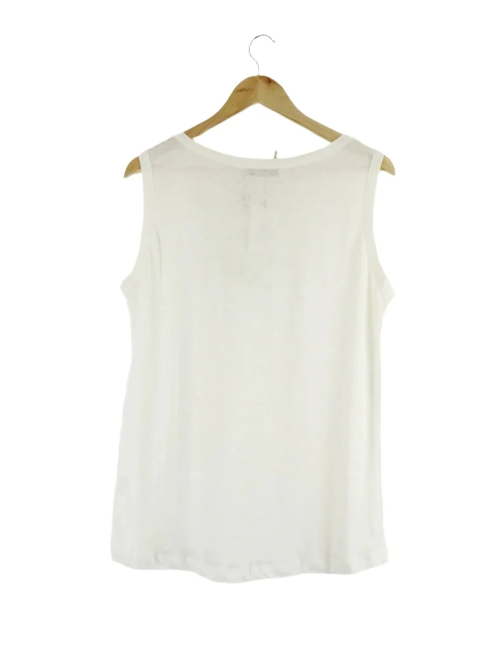 Amelius 'Aceline' Cream Linen Tank Top XL | BNWT