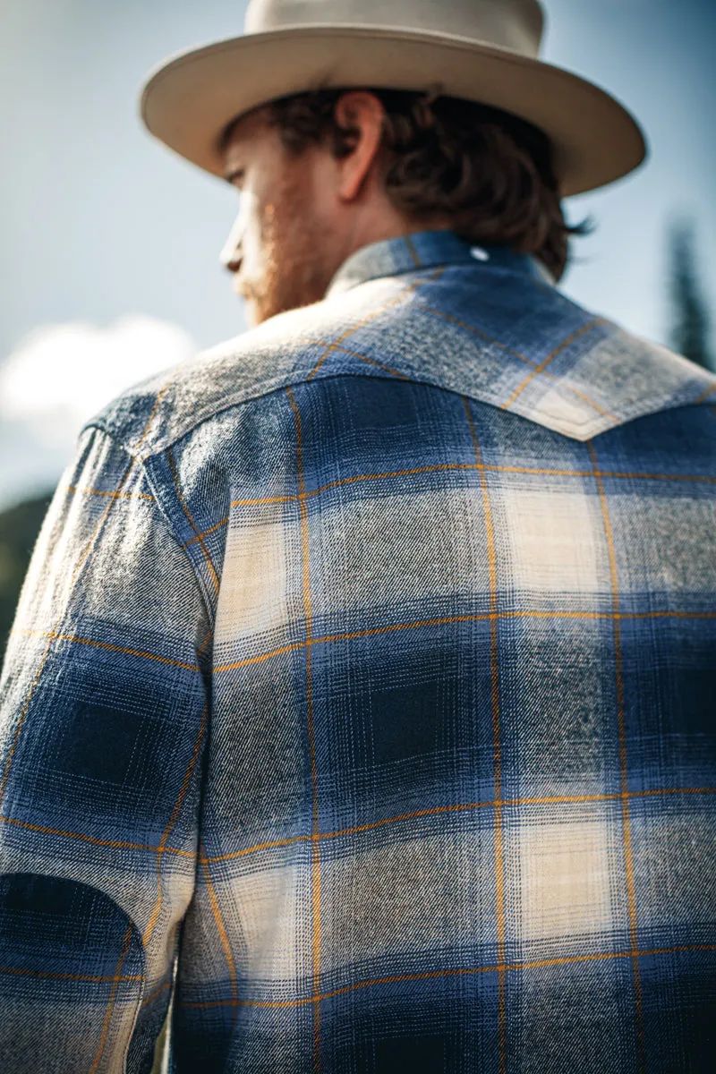 &SONS River Blue Western Shirt