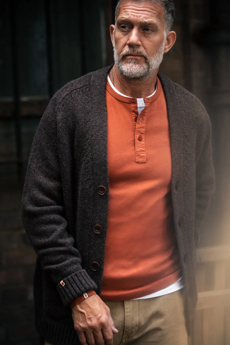 &SONS The New Elder Henley Shirt Auburn