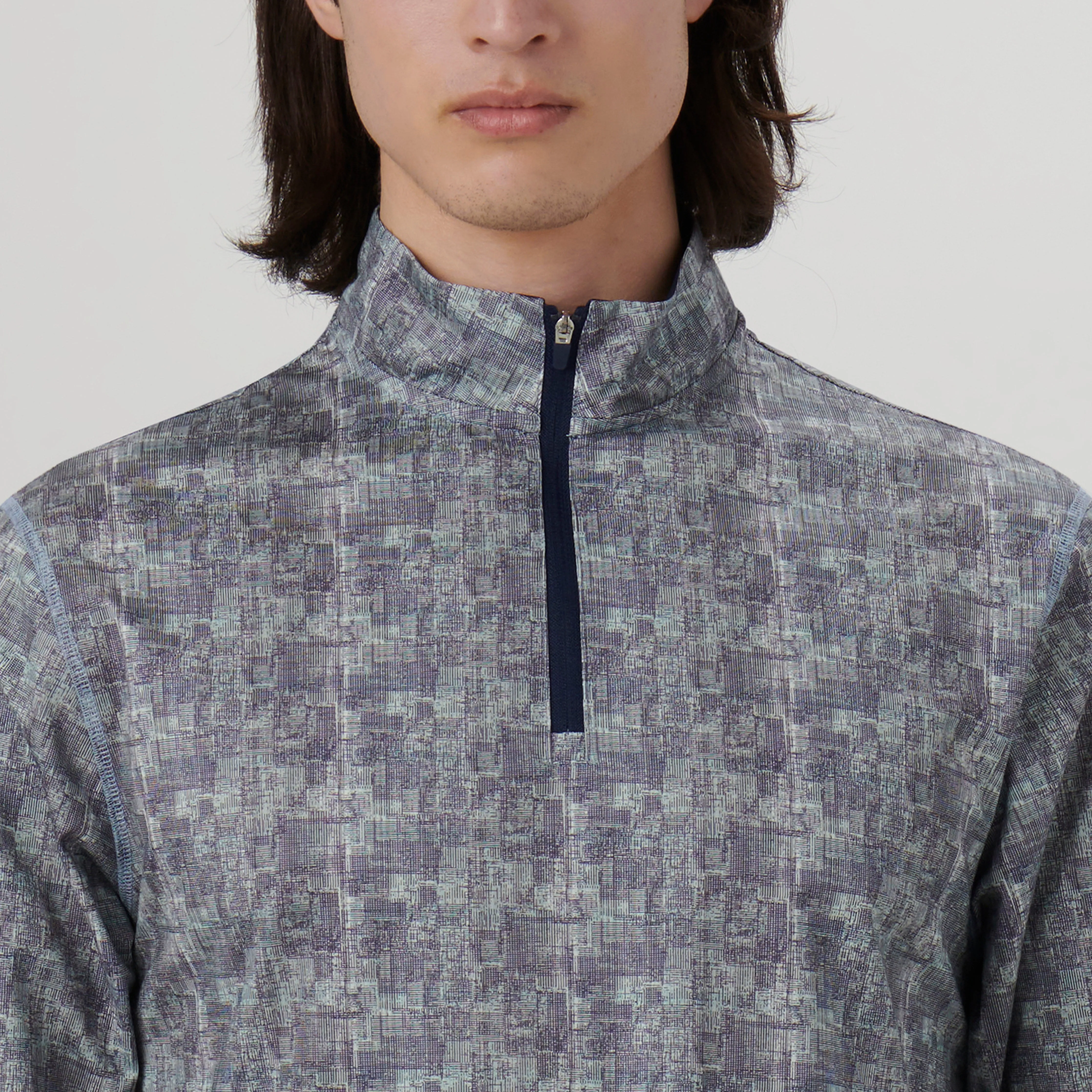 Anthony Abstract OoohCotton Quarter Zip Pullover