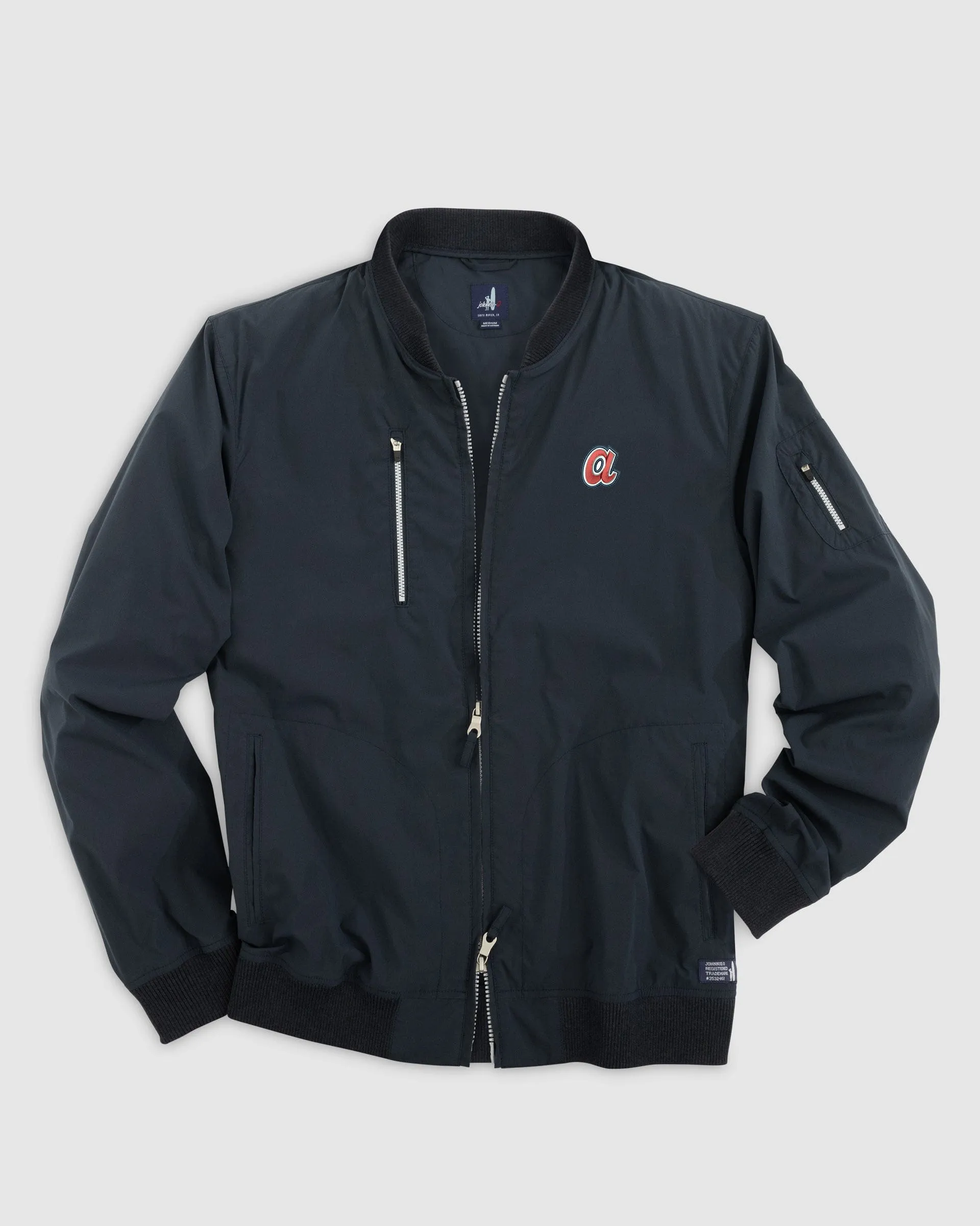 Atlanta Braves Corsair Bomber Jacket - Cooperstown Logo