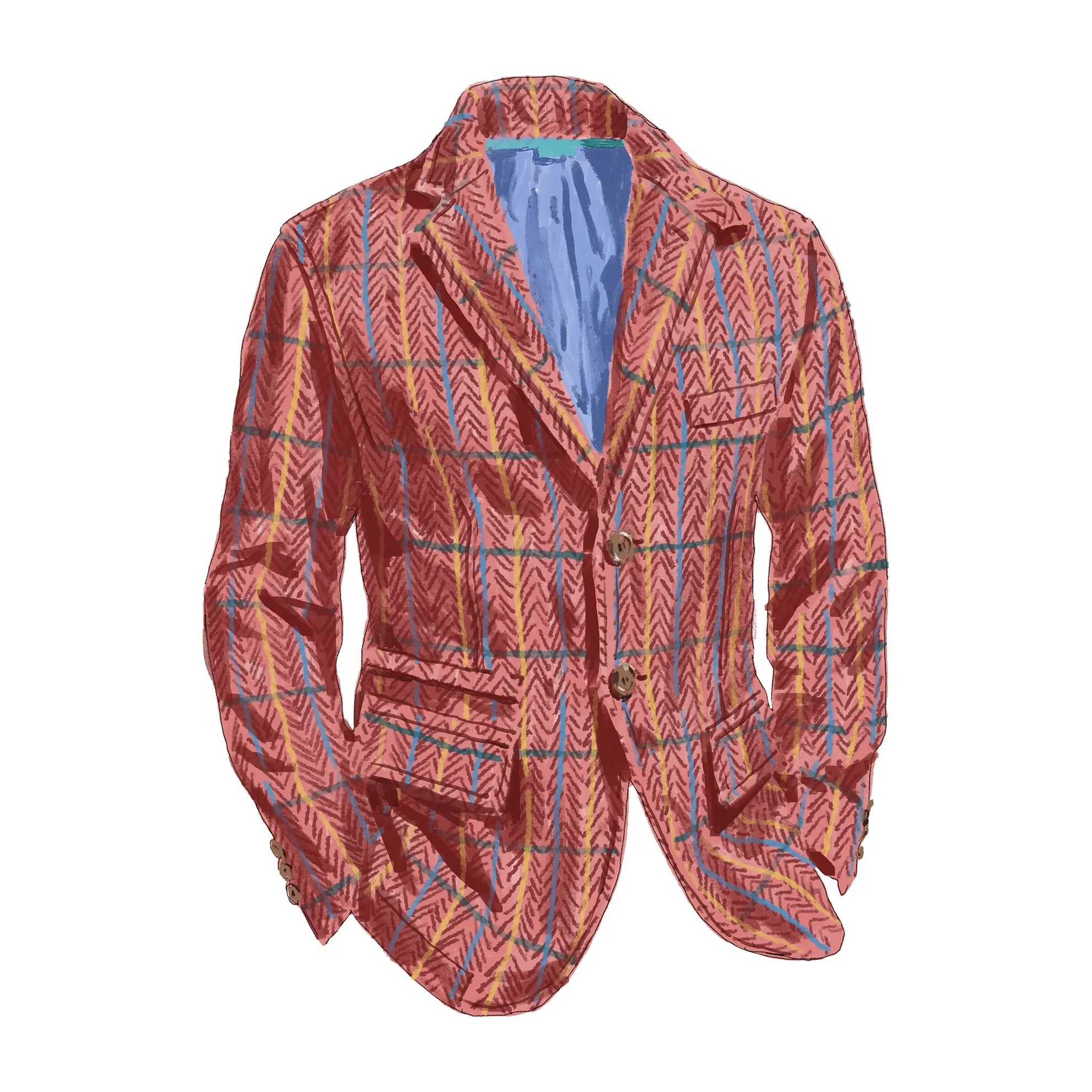 Back East Herringbone Blazer