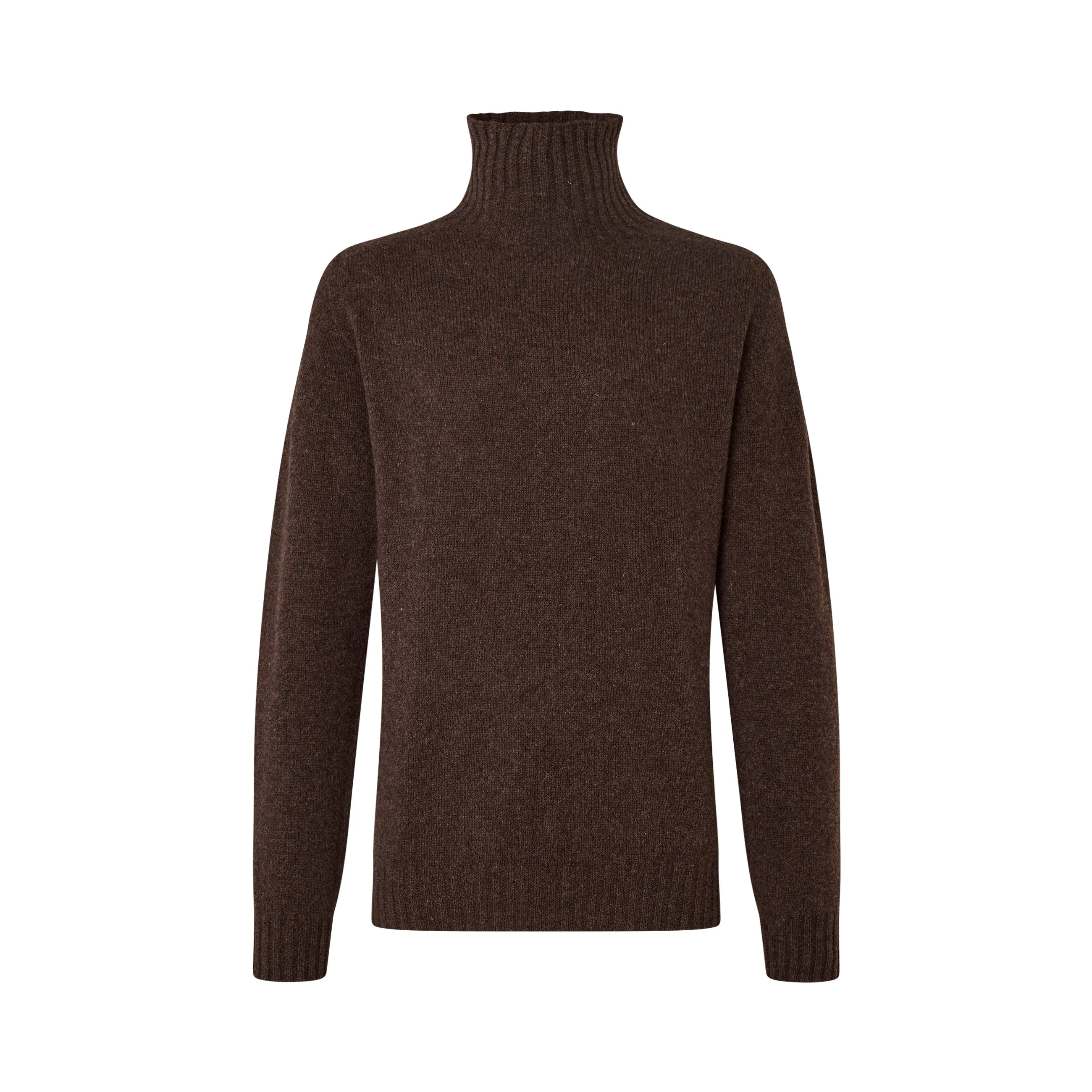 Ballater Roll Neck rullekravesweater, Porcupine, Geelong lammeuld