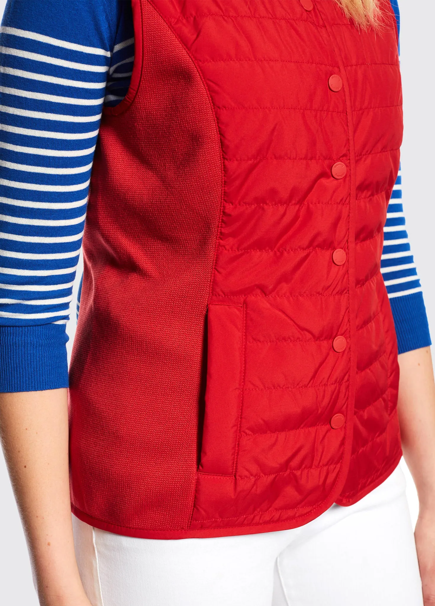 Bayview Gilet - Poppy