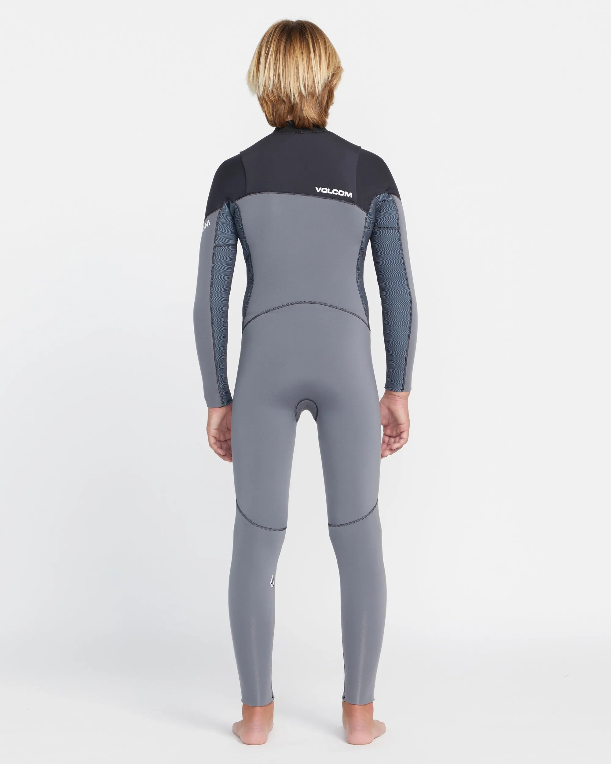 Big Boys Modulator 3/2mm Chest Zip Long Sleeve Fullsuit - Charcoal