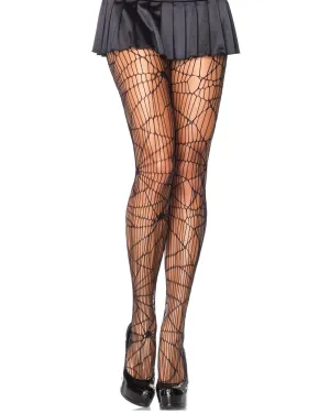 Black Spiderweb Tights