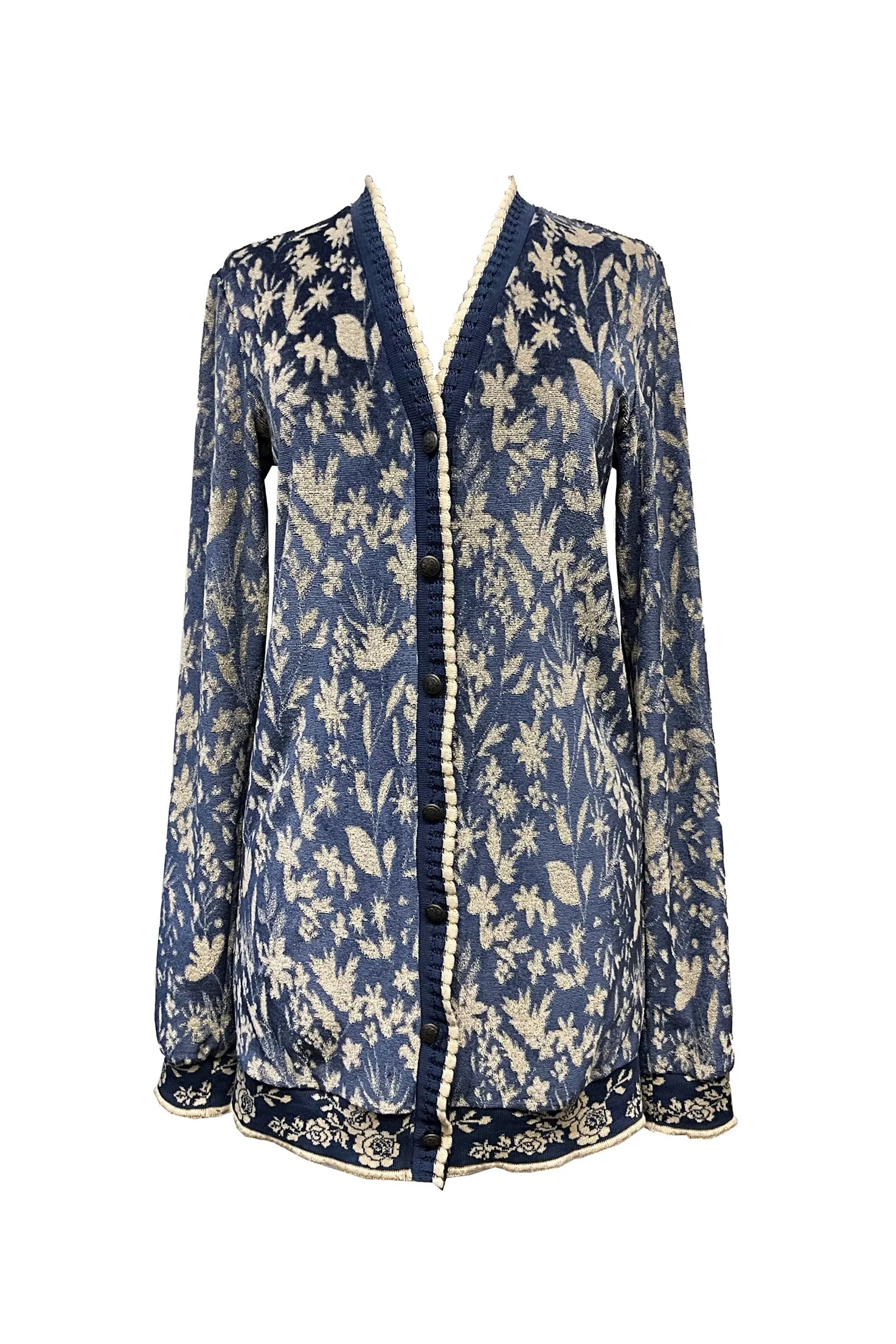 Bluebell Velour Cardigan