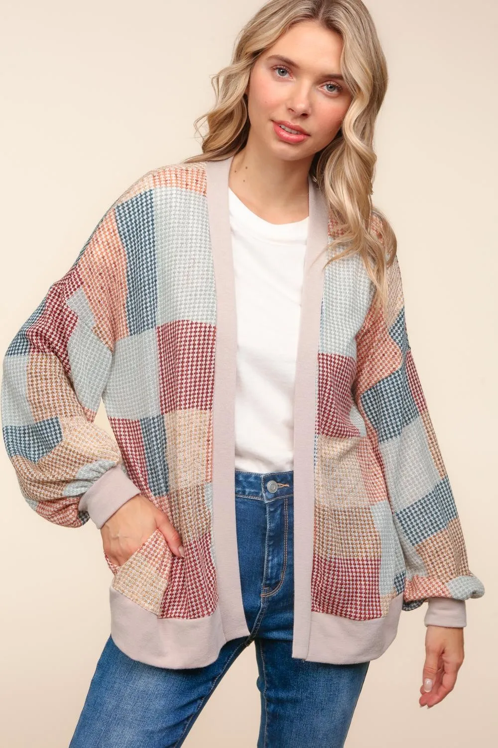 Bohemian Bliss Patchwork Oversized Cardigan