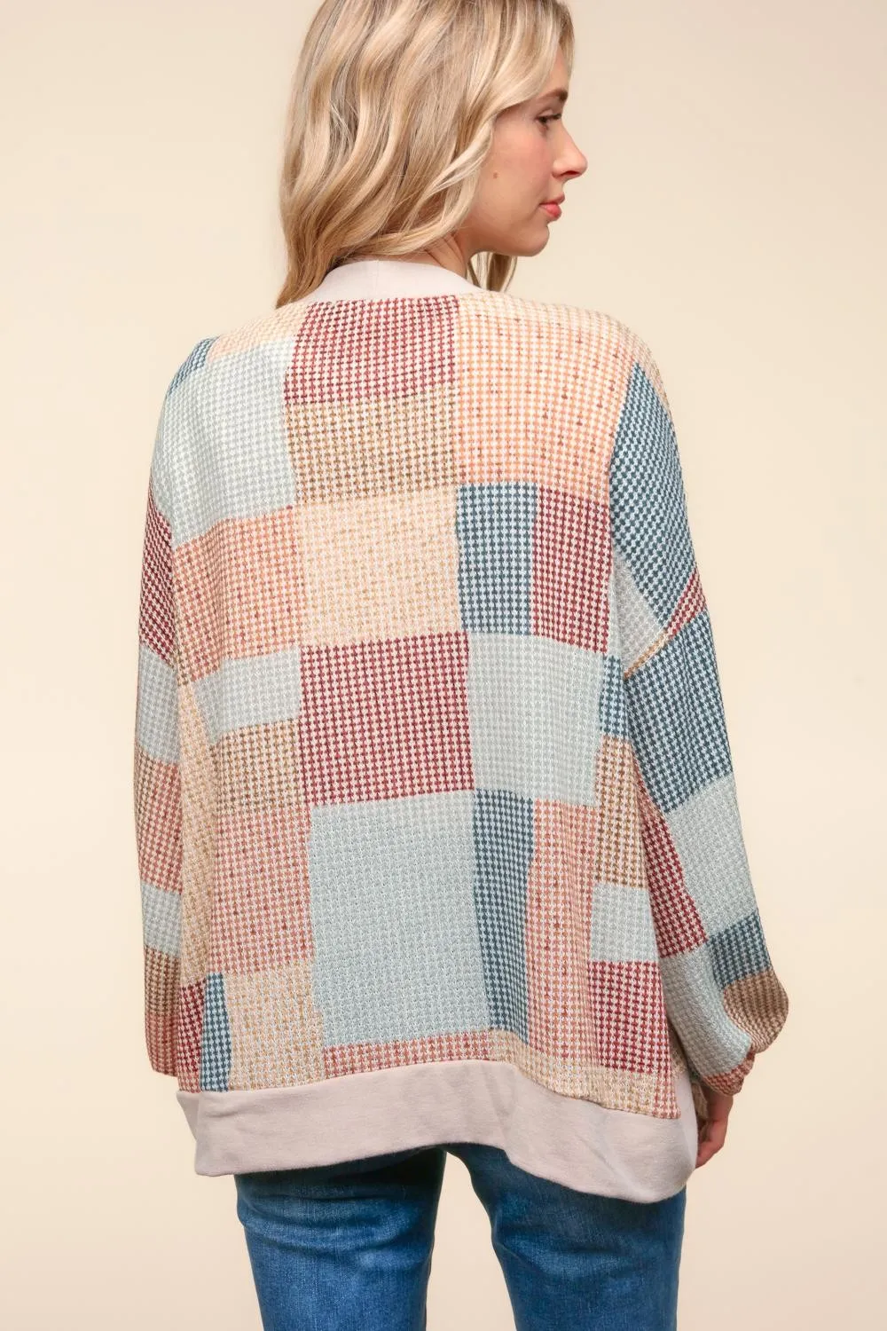 Bohemian Bliss Patchwork Oversized Cardigan