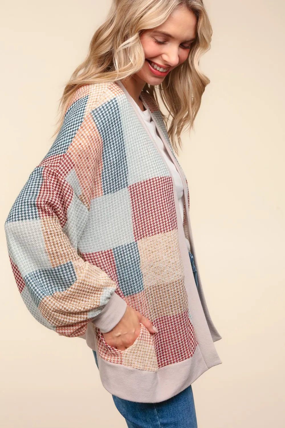 Bohemian Bliss Patchwork Oversized Cardigan