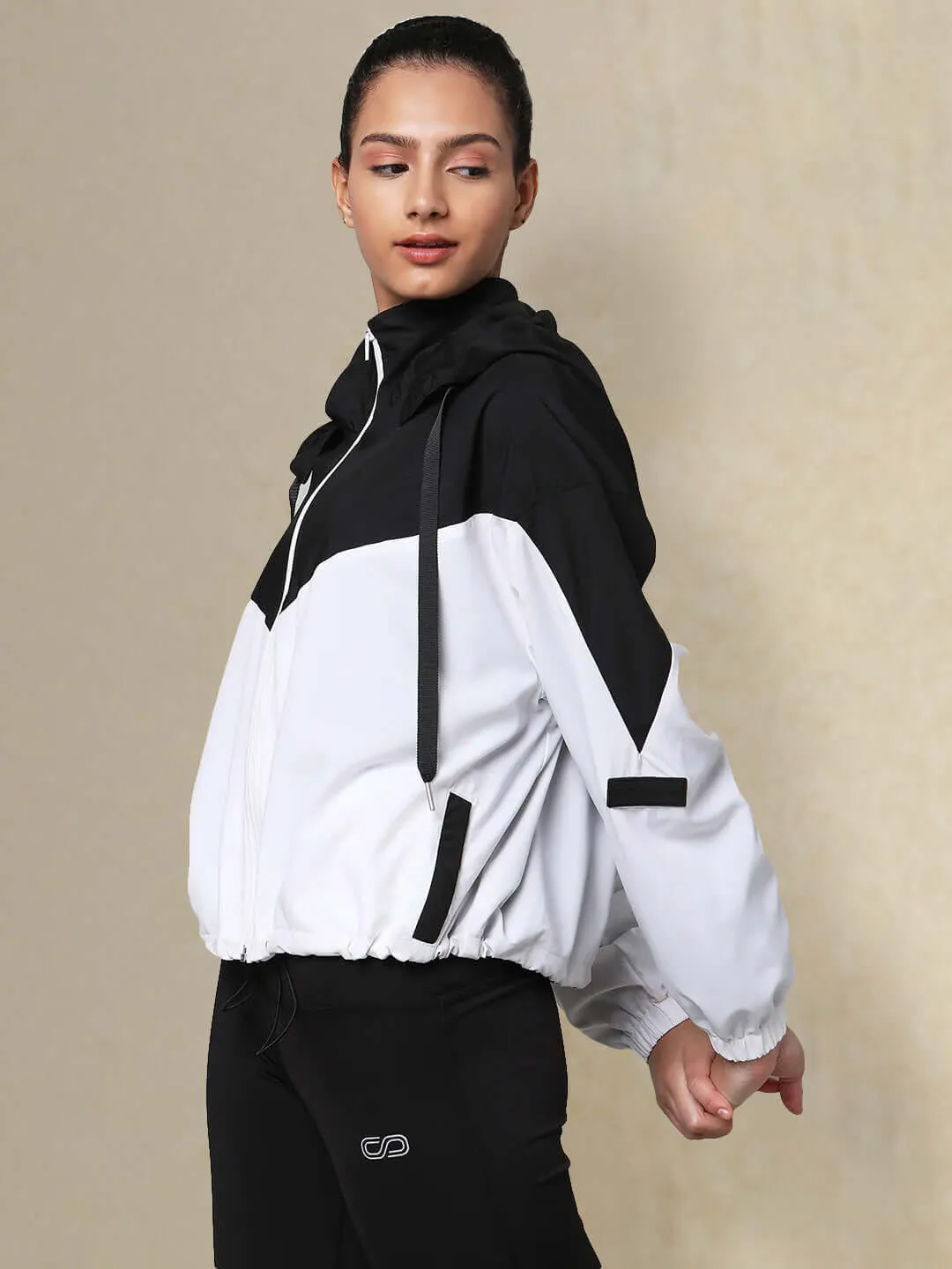 Bomber Jacket Black And White