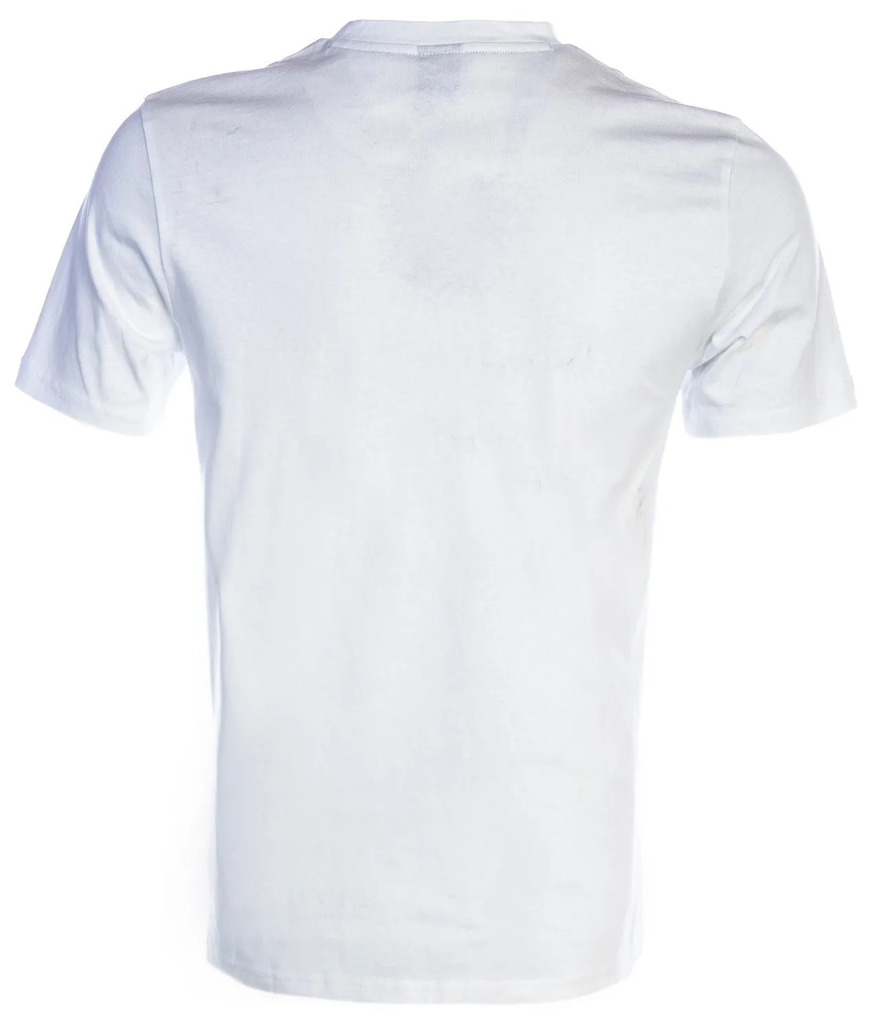 BOSS Troaar 5 T Shirt in White & Yellow Palm