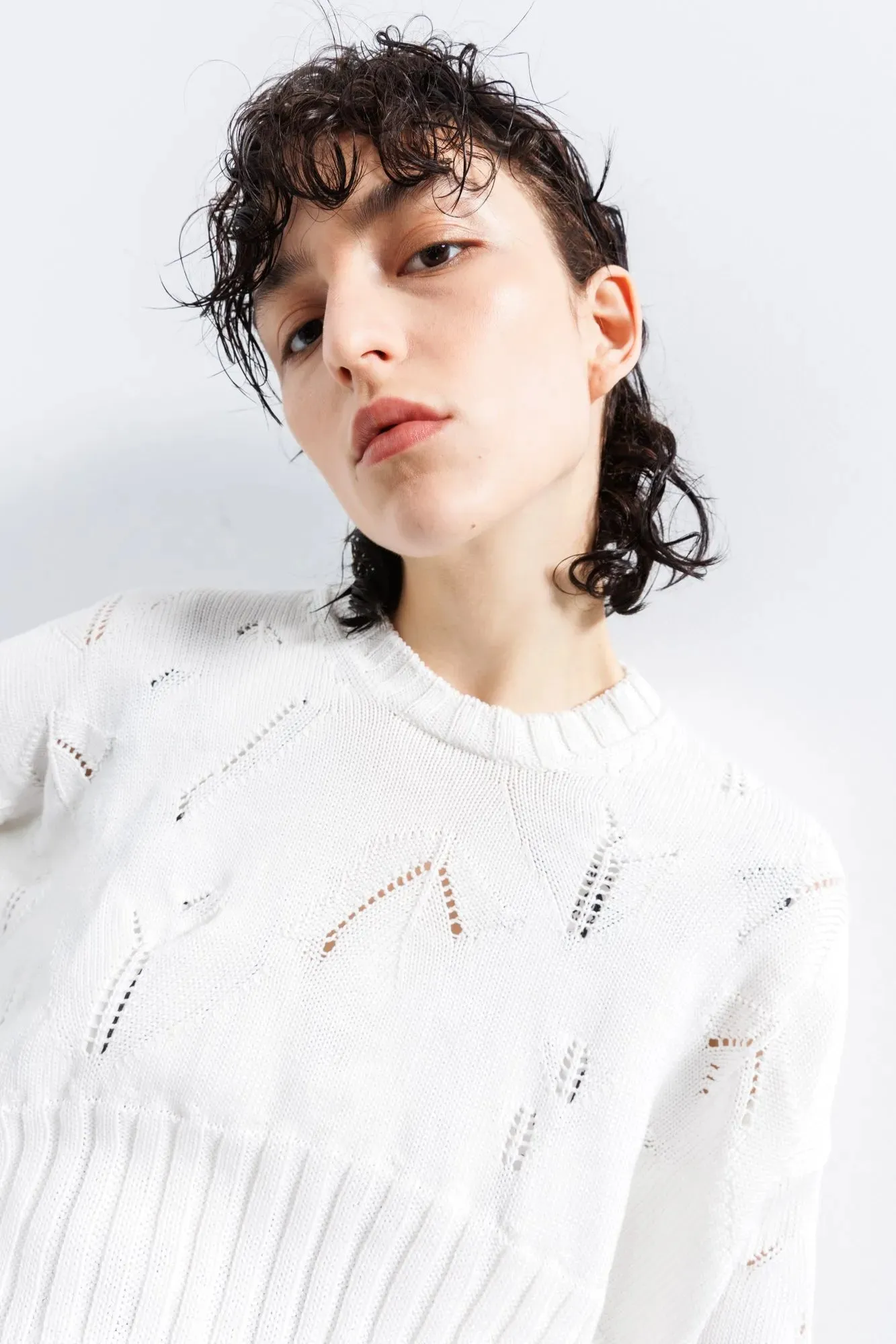 Boxy Pullover - White