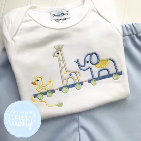 Boy Shirt - Sweet Animal Trio Pull Toy