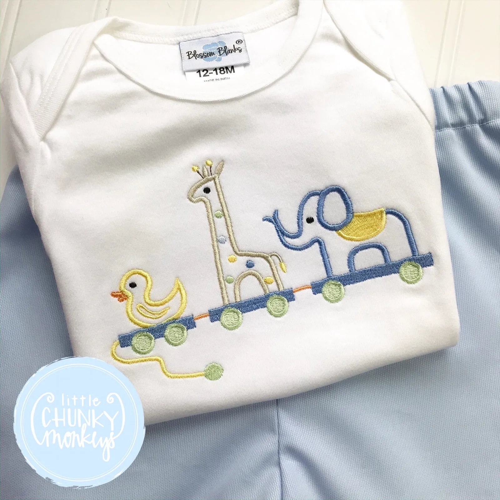 Boy Shirt - Sweet Animal Trio Pull Toy