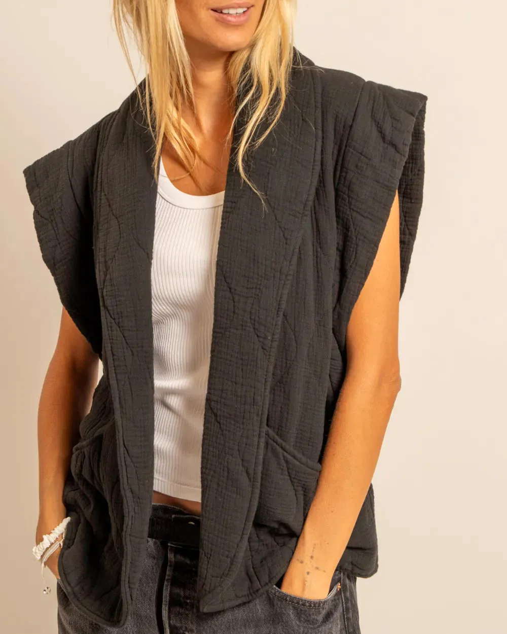 Brooklyn Gilet - Black