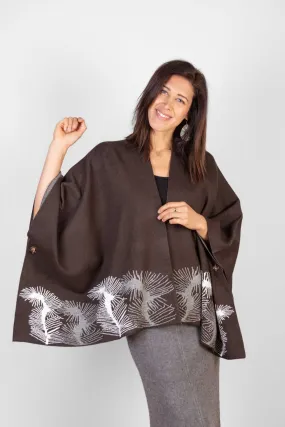 Brown Cashmere Cape