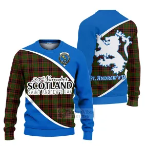 Buchan Family Crest Tartan Ugly Sweater Celebrate Saint Andrew's Day in Style