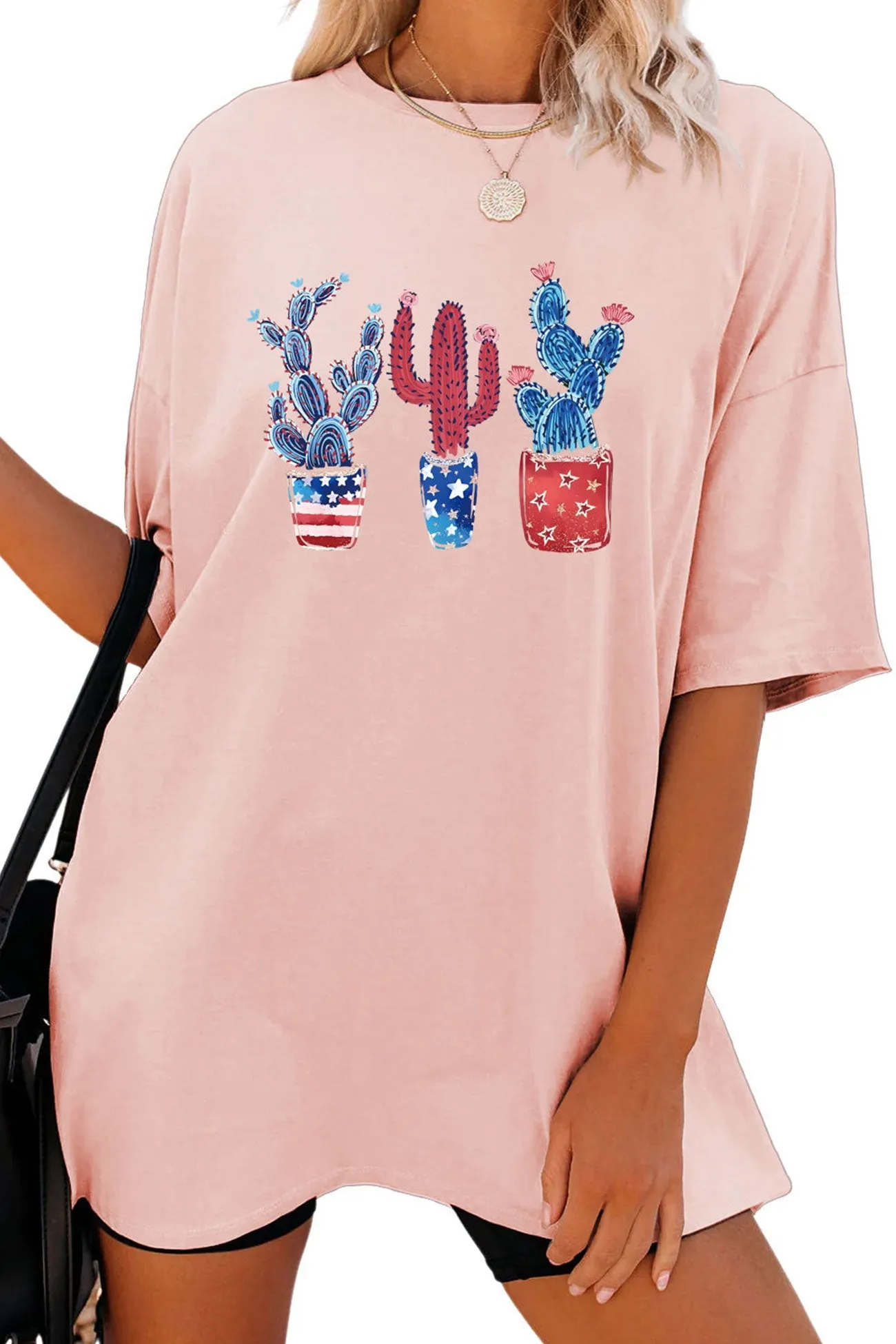 Cactus Flag Print T-shirt