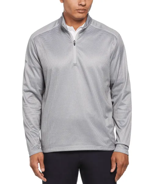 Callaway - Men's Houndstooth 1/4 Zip Pullover