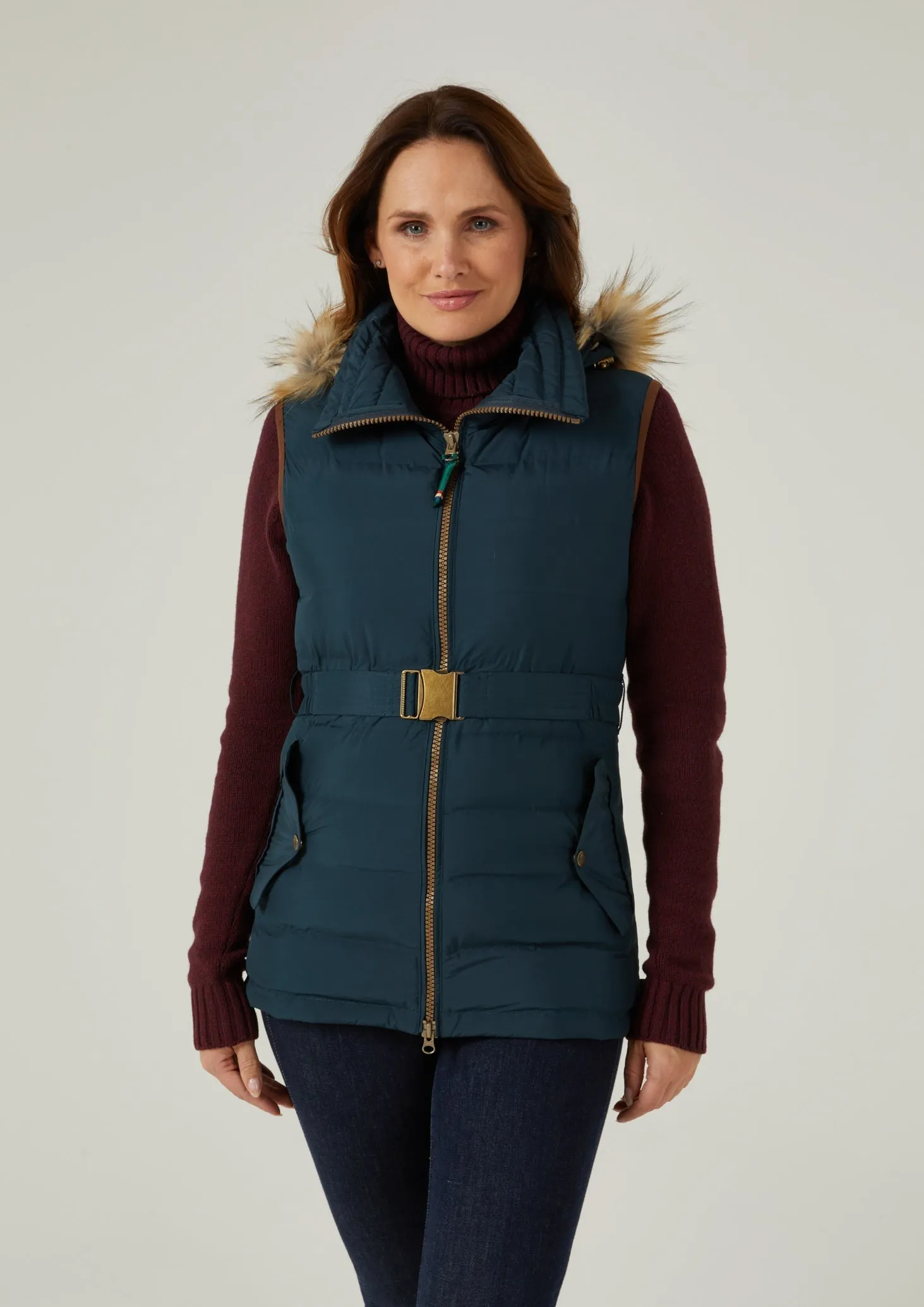 Calsall Ladies Navy Gilet - Regular Fit