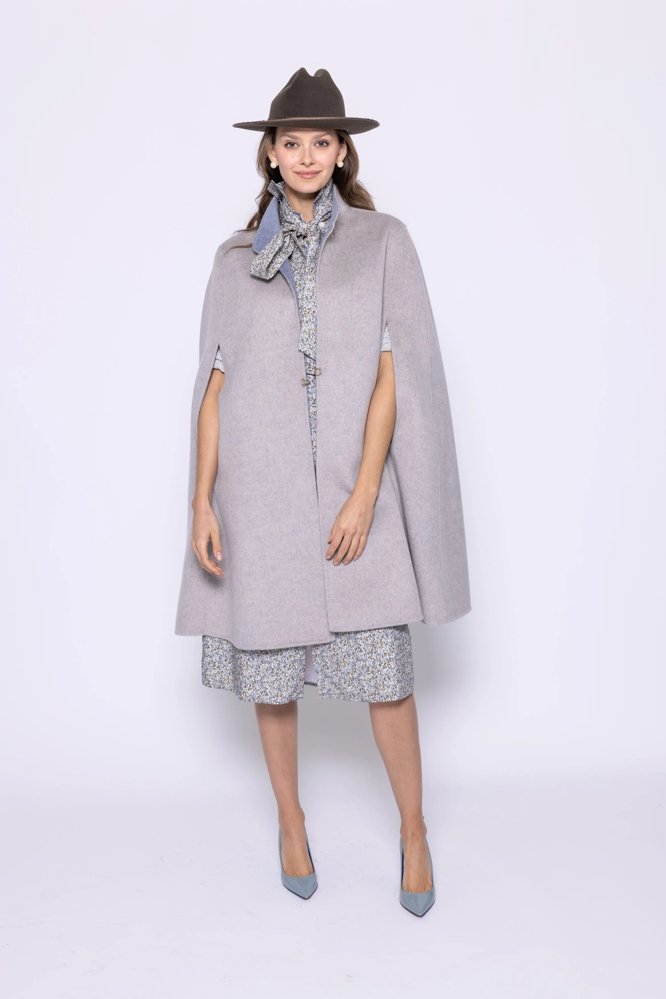 Cashmere Double Face Cape