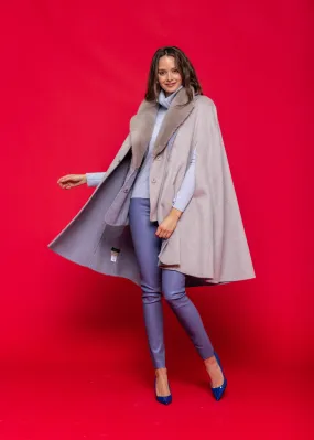 Cashmere Double Face Cape