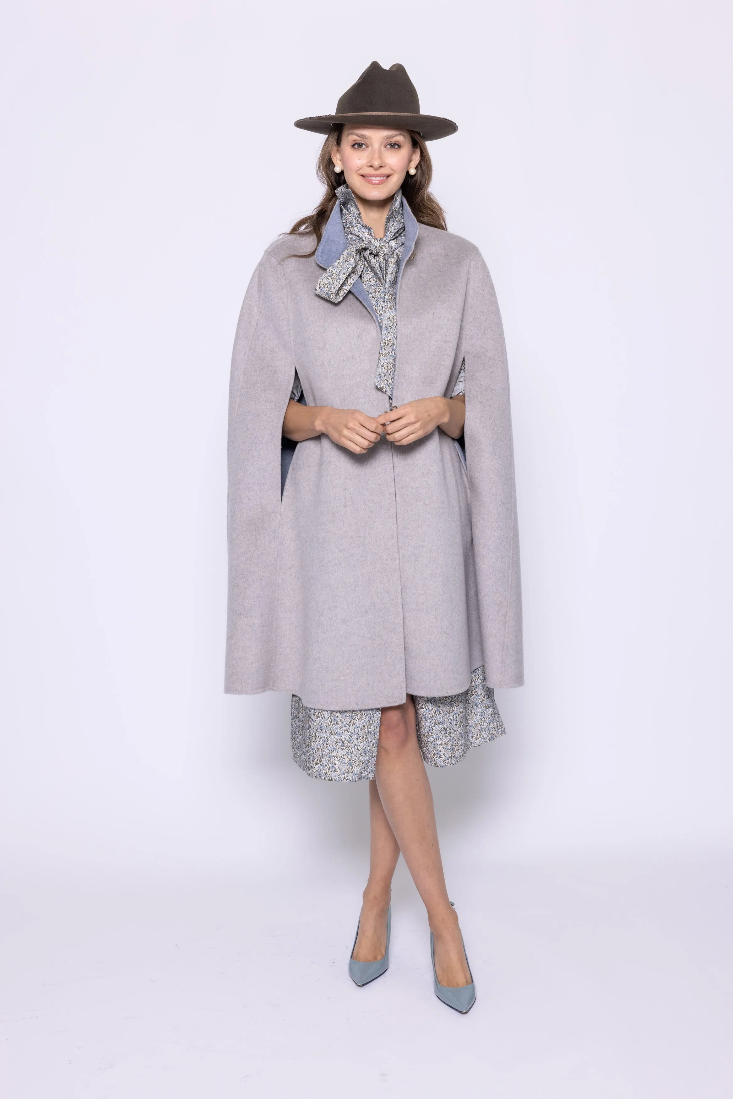 Cashmere Double Face Cape