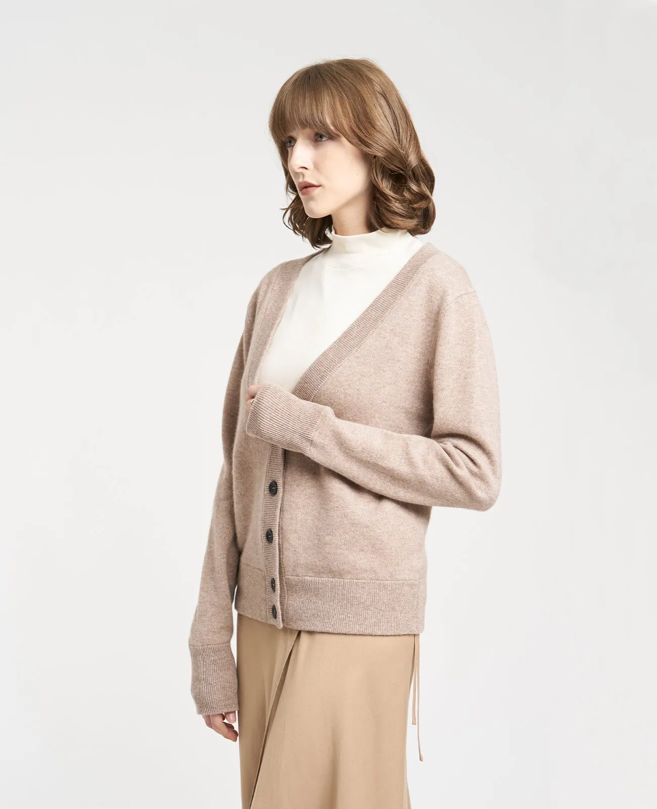 Cashmere V-Neck Cardigan