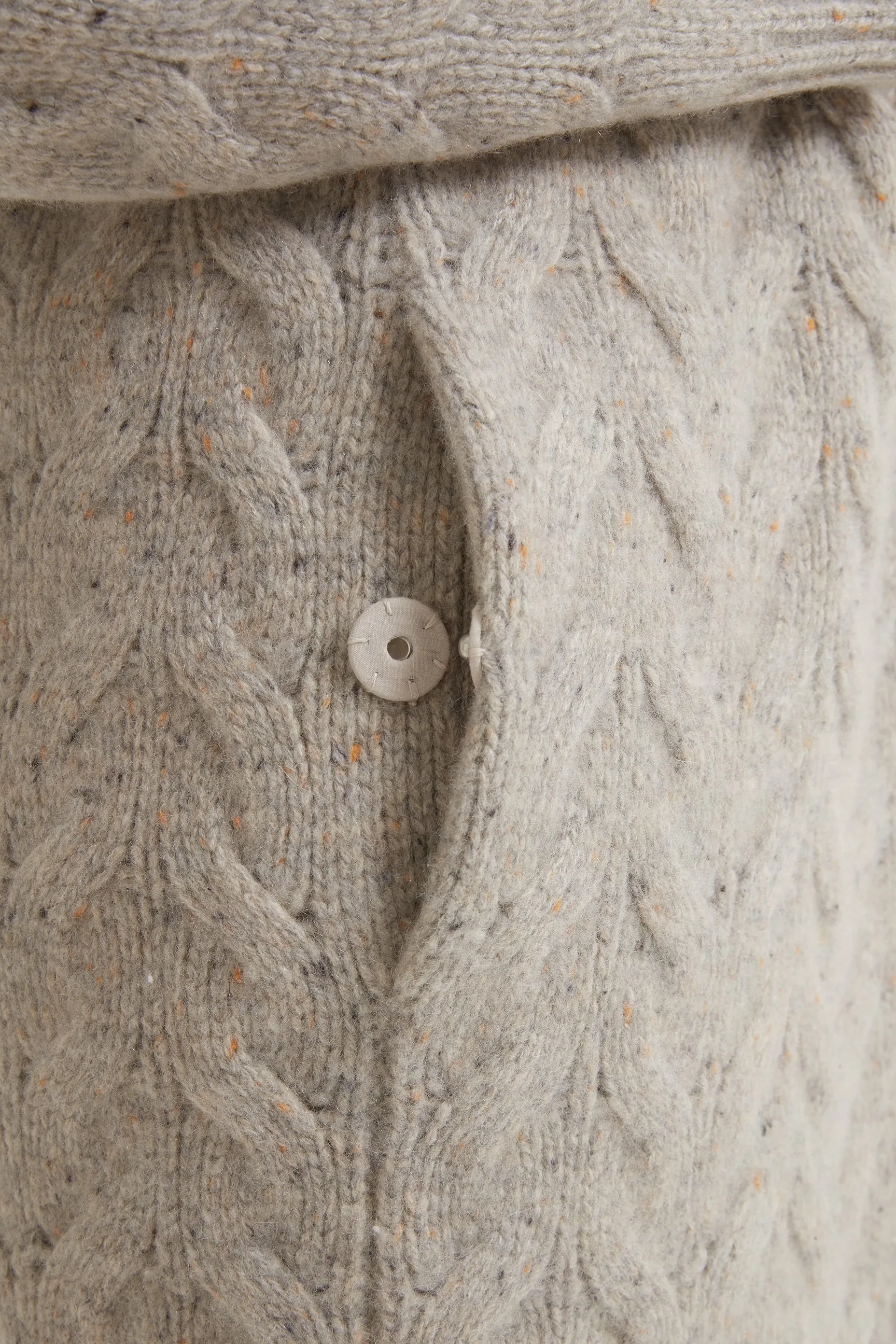 Celia Cable Cashmere Cardigan