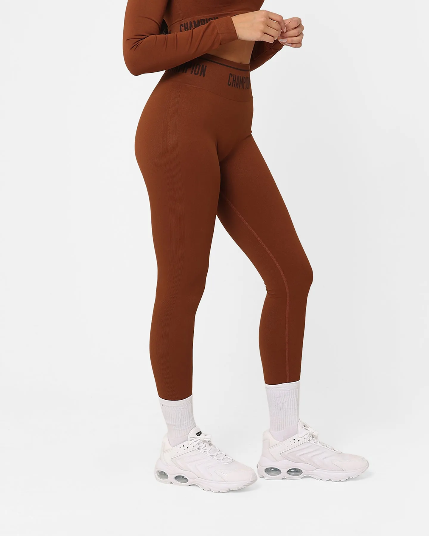 Champion Women's Rochester Flex Full Length Tights Natural Woman