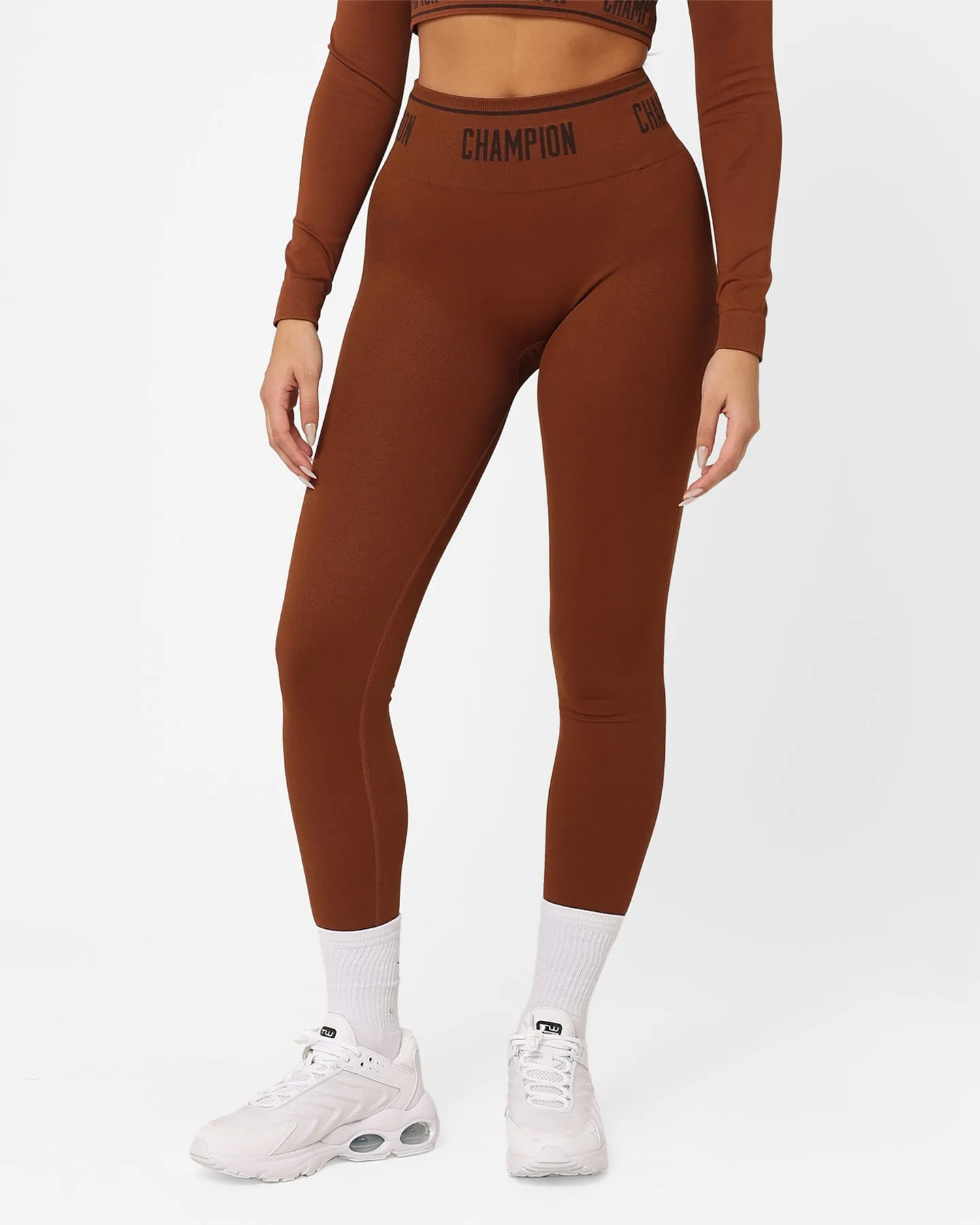 Champion Women's Rochester Flex Full Length Tights Natural Woman