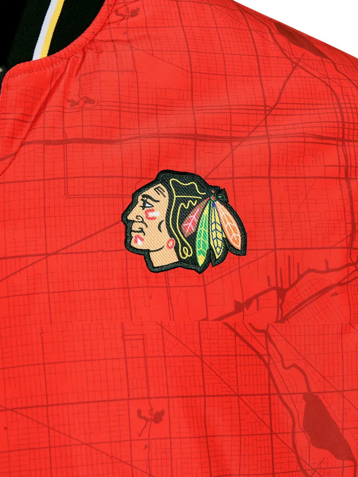 Chicago Blackhawks Reversible Bomber