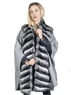 Chinchilla and Cashmere Cape