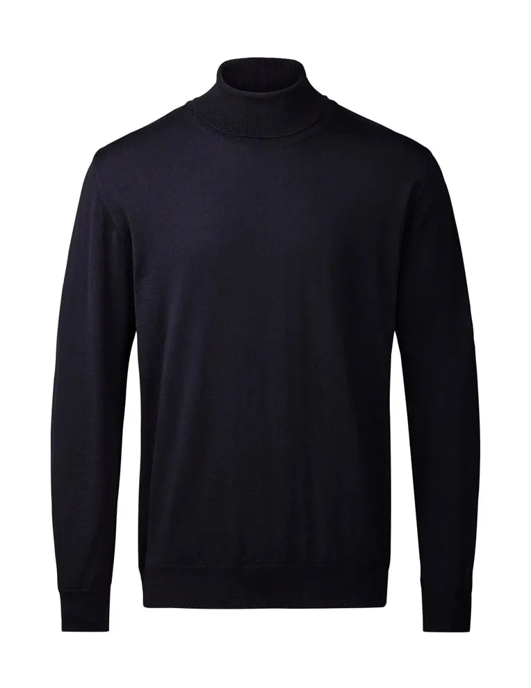 Clipper - 3XL - Milan Pullover Roll Neck, Dark Navy