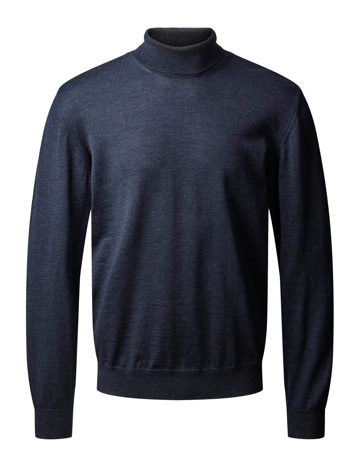 Clipper - Milan Pullover Roll Neck, Dark Blue