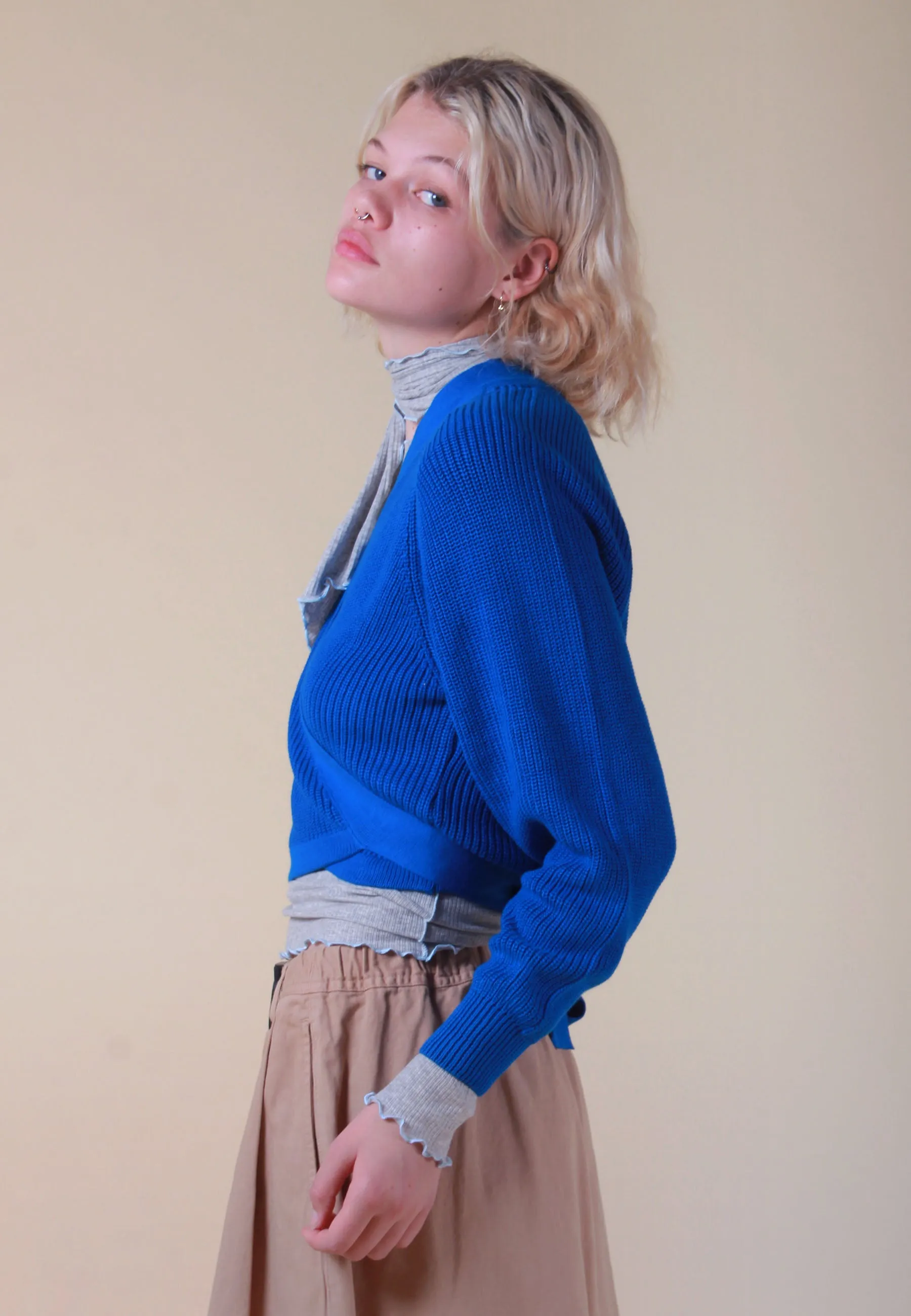 Composure Cardigan - buoy blue