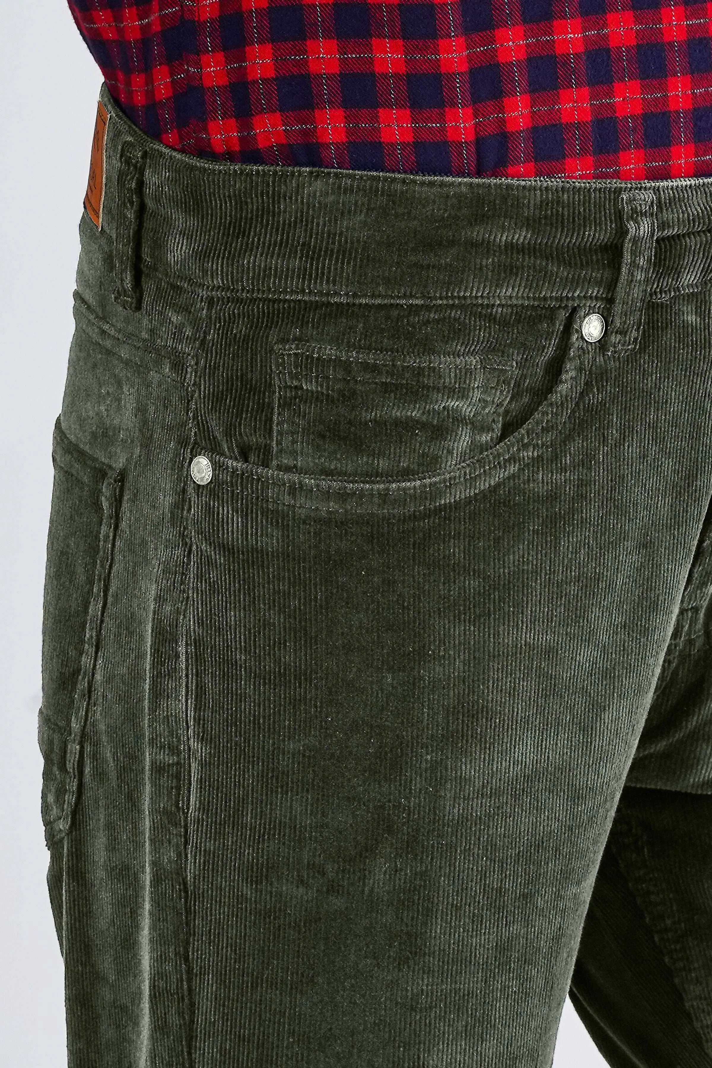 CORDUROY 5-POCKET PANT OLIVE