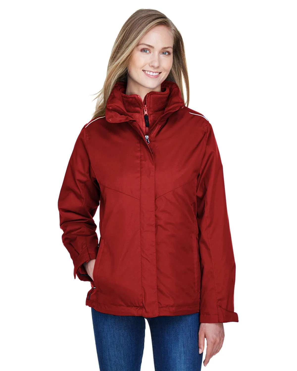 CORE365 Ladies' Region 3-in-1 Jacket with Fleece Liner