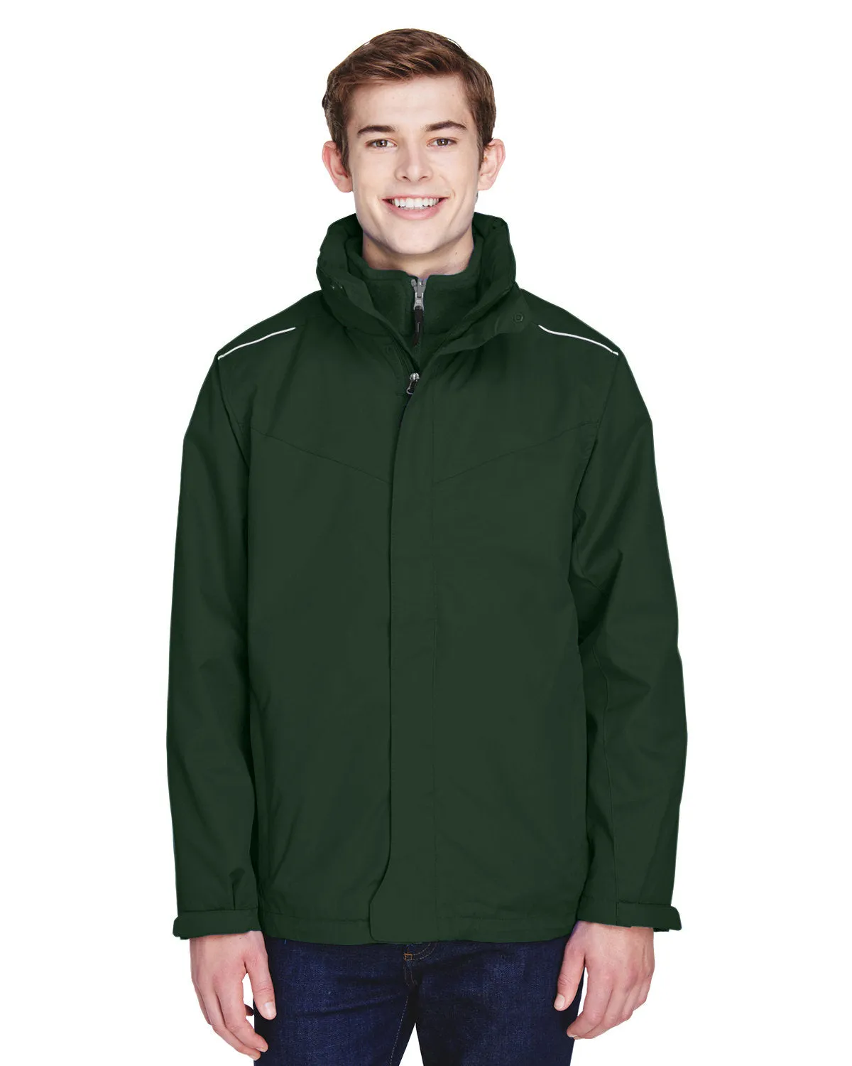 CORE365 Men's Region 3-in-1 Jacket with Fleece Liner