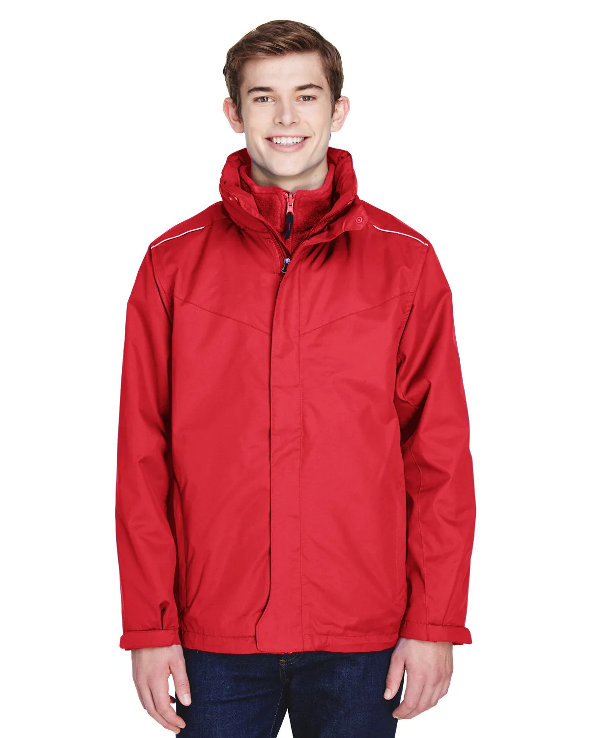 CORE365 Men's Region 3-in-1 Jacket with Fleece Liner