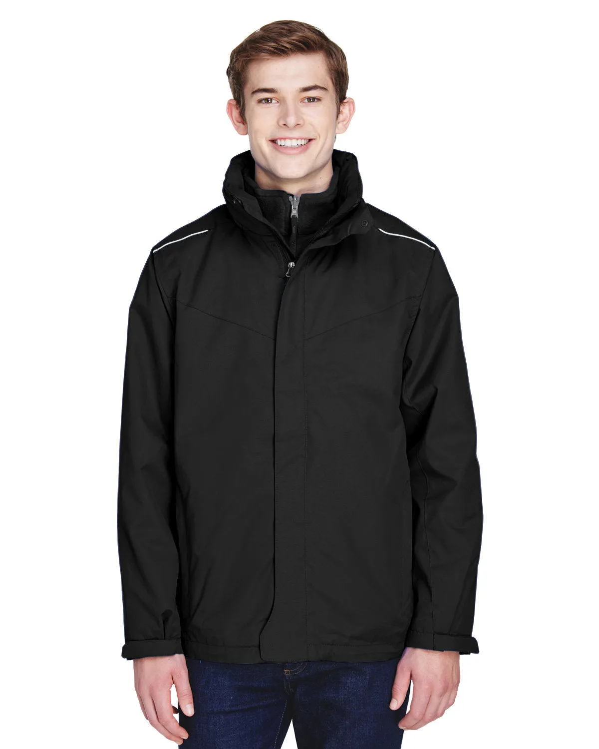 CORE365 Men's Region 3-in-1 Jacket with Fleece Liner