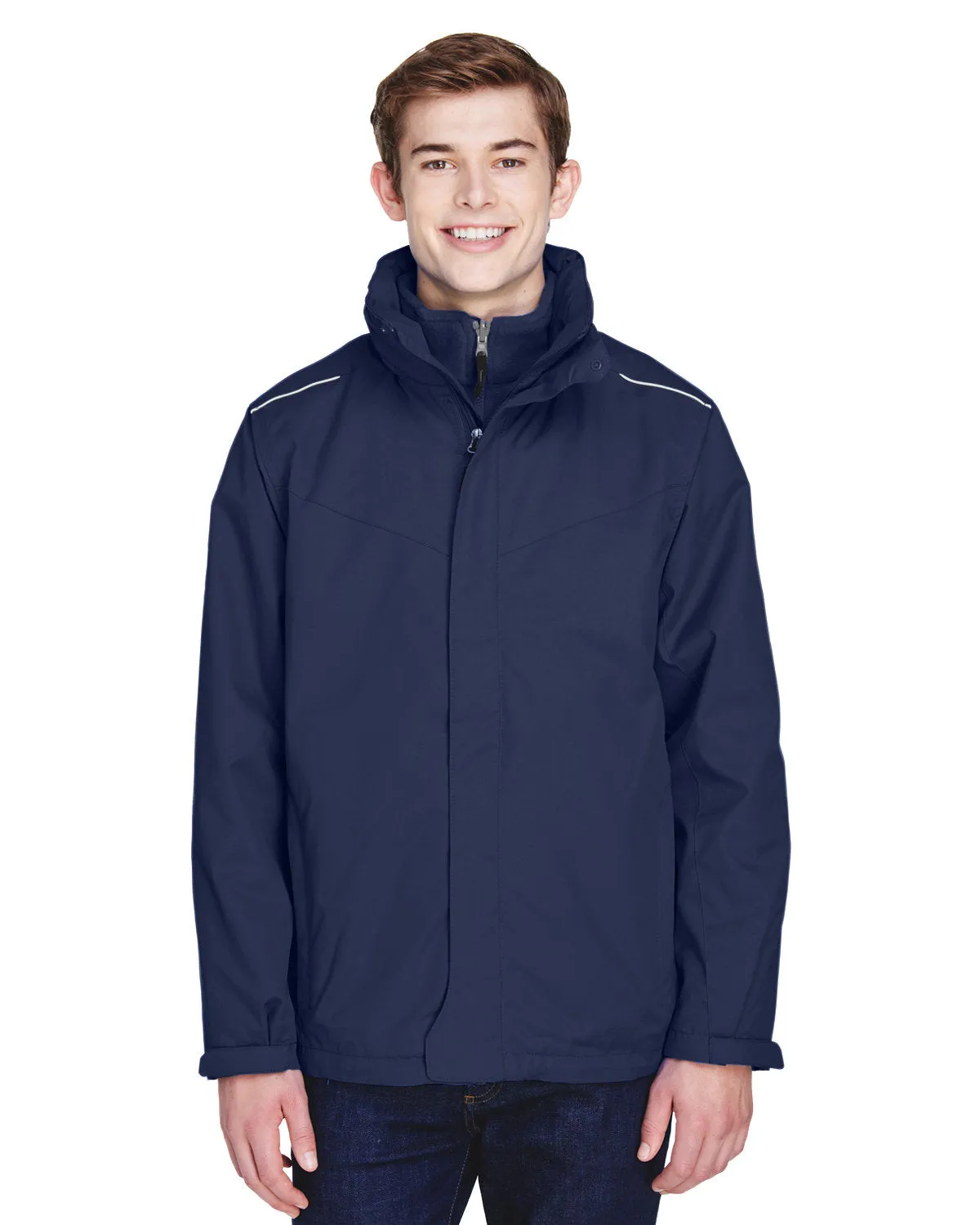 CORE365 Men's Region 3-in-1 Jacket with Fleece Liner