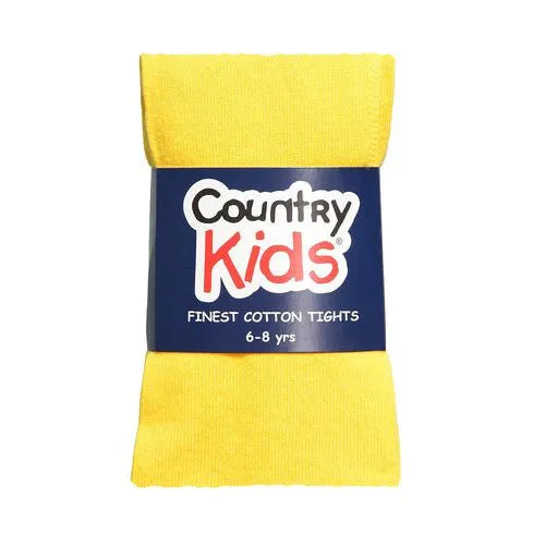 Country Kids Luxury Cotton Tights Marigold